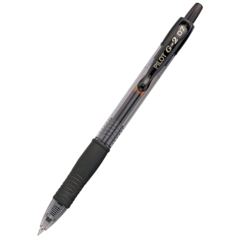 Pilot G-2 Gel Rollerball Pen – Fine 0.7mm Black