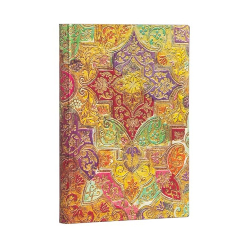 Paperblanks Flexi Brocaded Paper Bavarian WIld Flower Midi Journal – Lined